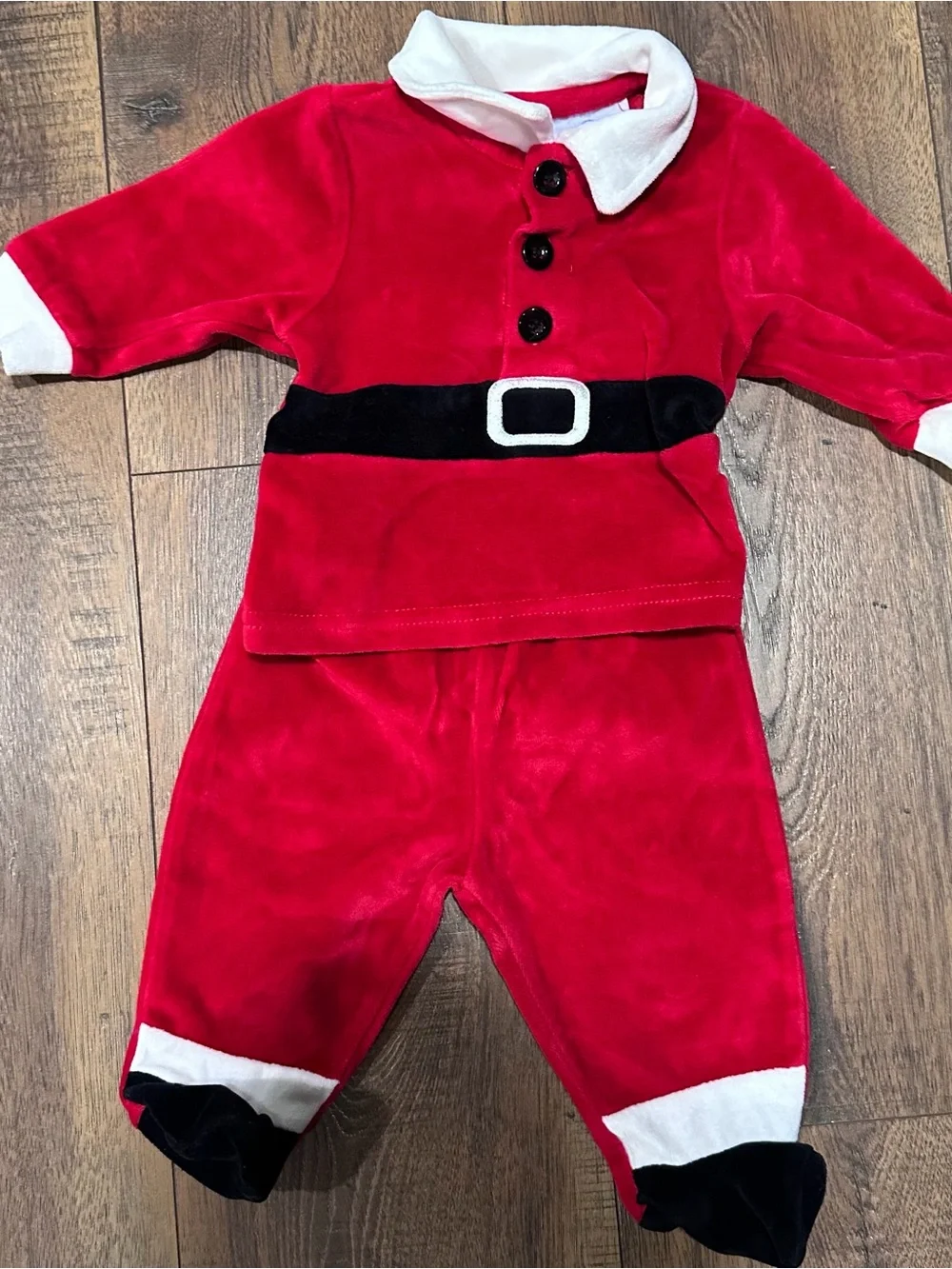 Vintage Baby Santa Suit